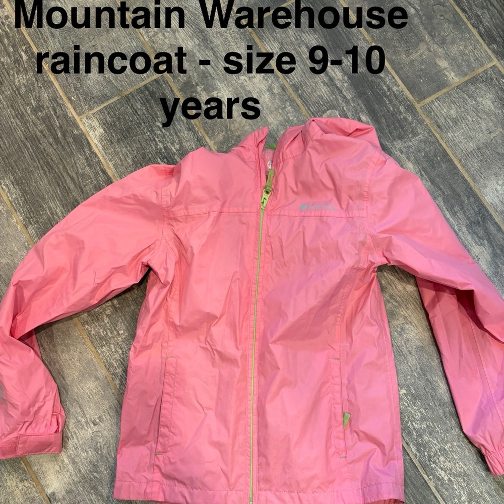 Mountain Warehouse Pink Kids Raincoat